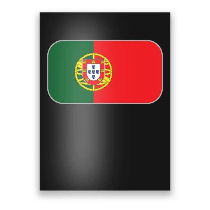 Portugal Flag Soccer Portuguese Flag Poster