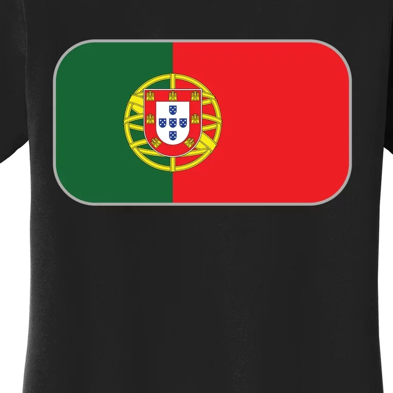 Portugal Flag Soccer Portuguese Flag Women's T-Shirt