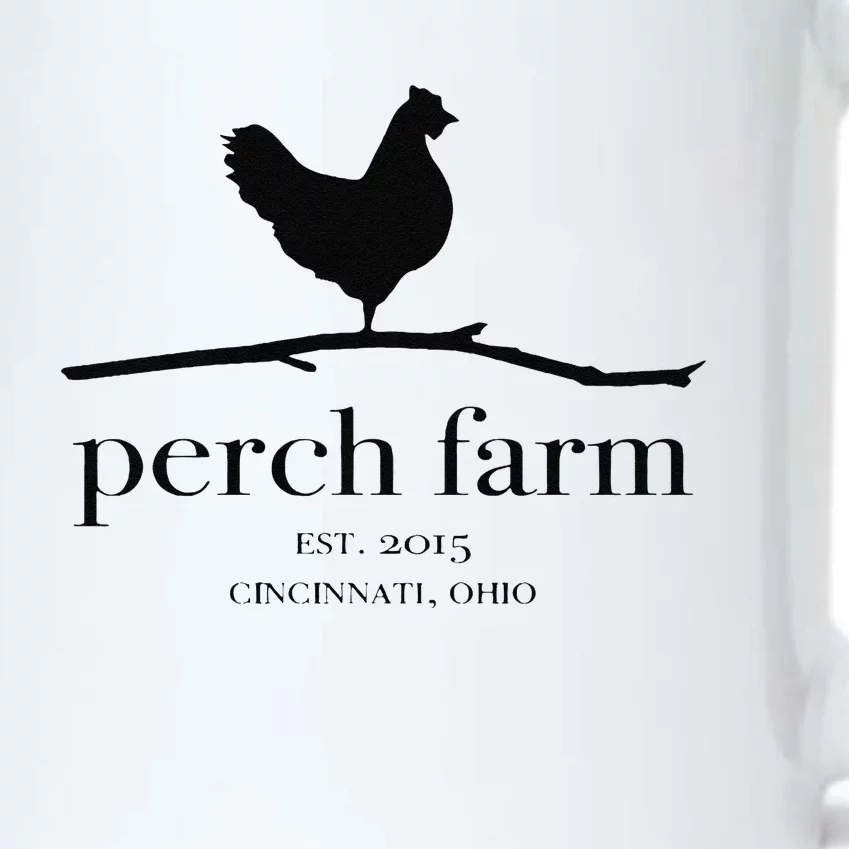 Perch Farm Store Black Color Changing Mug