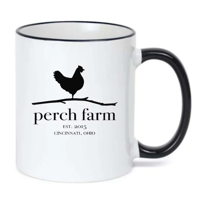 Perch Farm Store Black Color Changing Mug