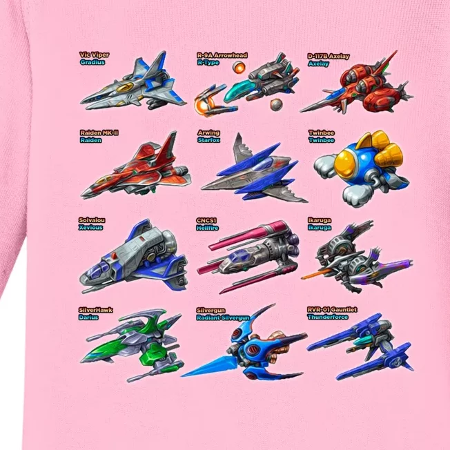 Passion For Shmups Baby Long Sleeve Bodysuit