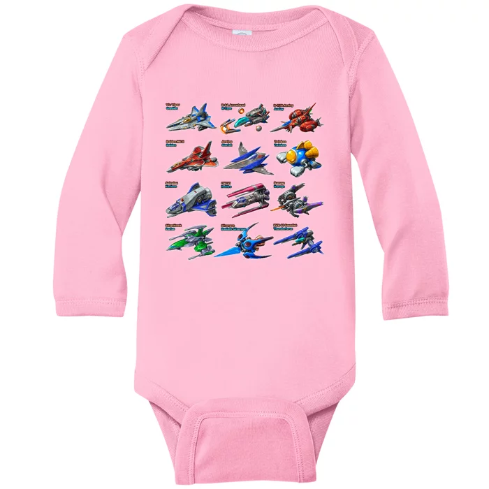 Passion For Shmups Baby Long Sleeve Bodysuit