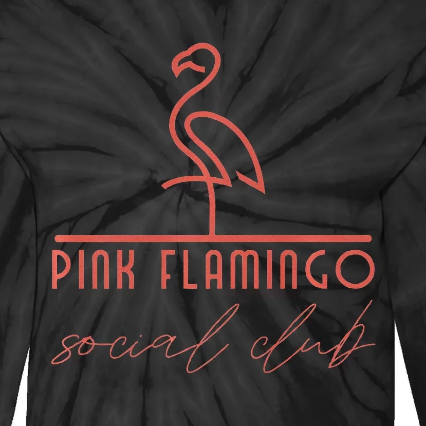 Pink Flamingo Social Club Fun Tie-Dye Long Sleeve Shirt