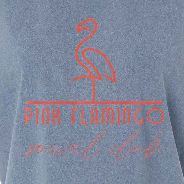 Pink Flamingo Social Club Fun Garment-Dyed Women's Muscle Tee