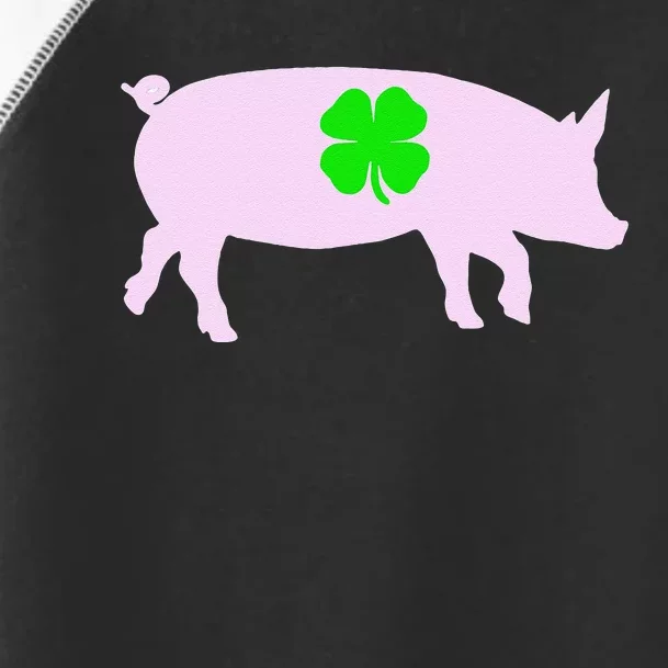 Pig For Saint Patrick's Day Pig Owner Toddler Fine Jersey T-Shirt