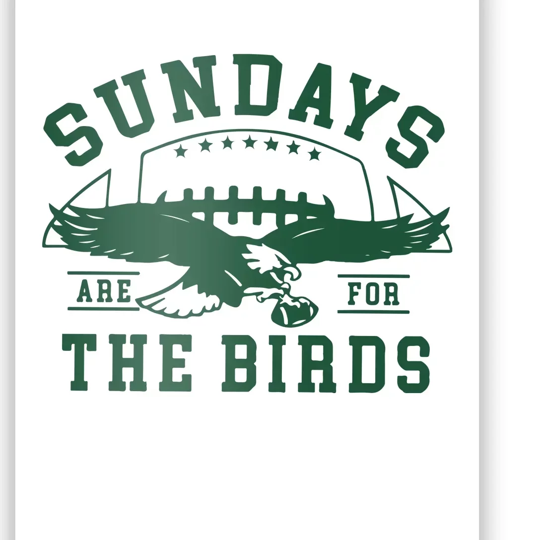 Philadelphia Football Sundays Are For The Birds Poster