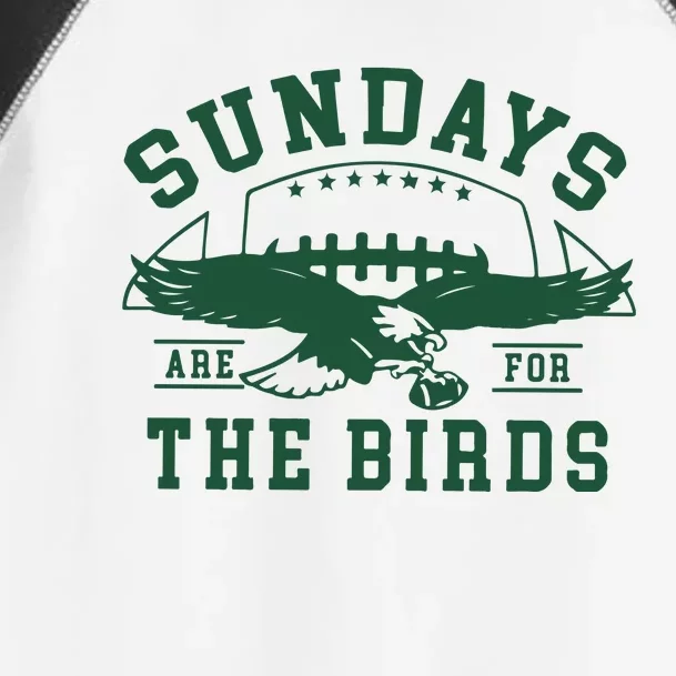 Philadelphia Football Sundays Are For The Birds Toddler Fine Jersey T-Shirt