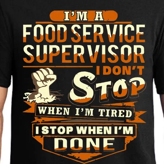 Proud Food Service Supervisor Pajama Set