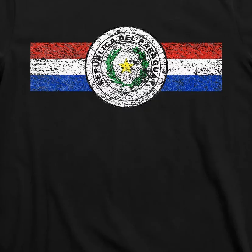 Paraguay Flag Sports Athletic Jersey Style Top T-Shirt