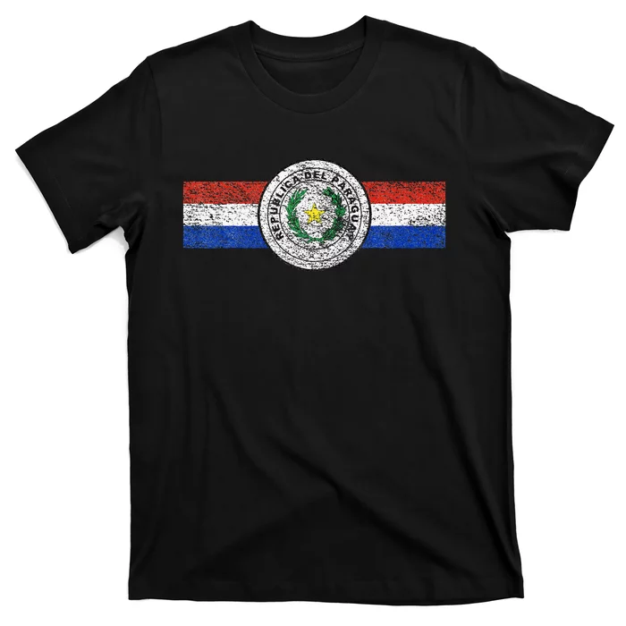 Paraguay Flag Sports Athletic Jersey Style Top T-Shirt