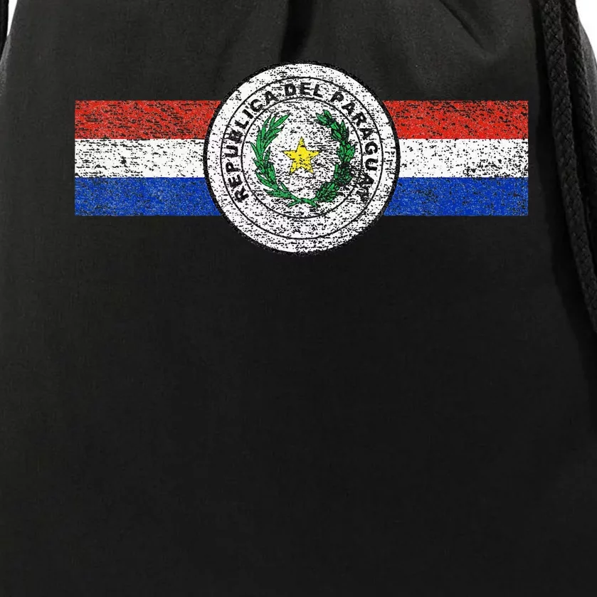 Paraguay Flag Sports Athletic Jersey Style Top Drawstring Bag