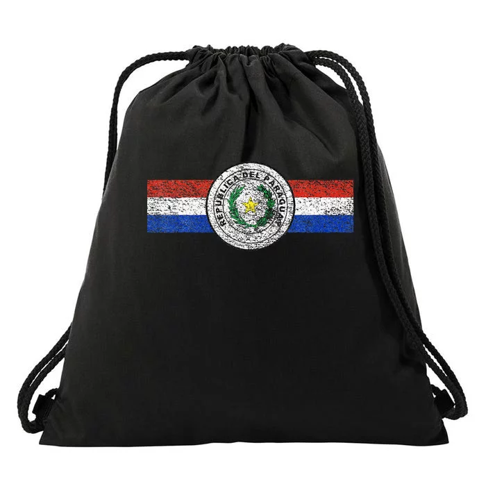 Paraguay Flag Sports Athletic Jersey Style Top Drawstring Bag