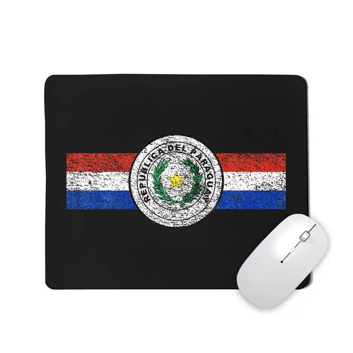 Paraguay Flag Sports Athletic Jersey Style Top Mousepad