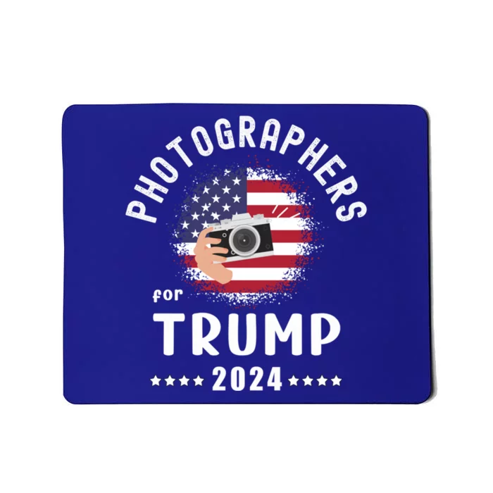 Photographers For Trump 2024 American Flag Vote Trump Cool Gift Mousepad