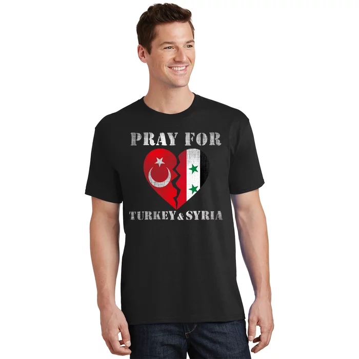 Pray For Turkey Syria Earthquake Support Rebuild T-Shirt