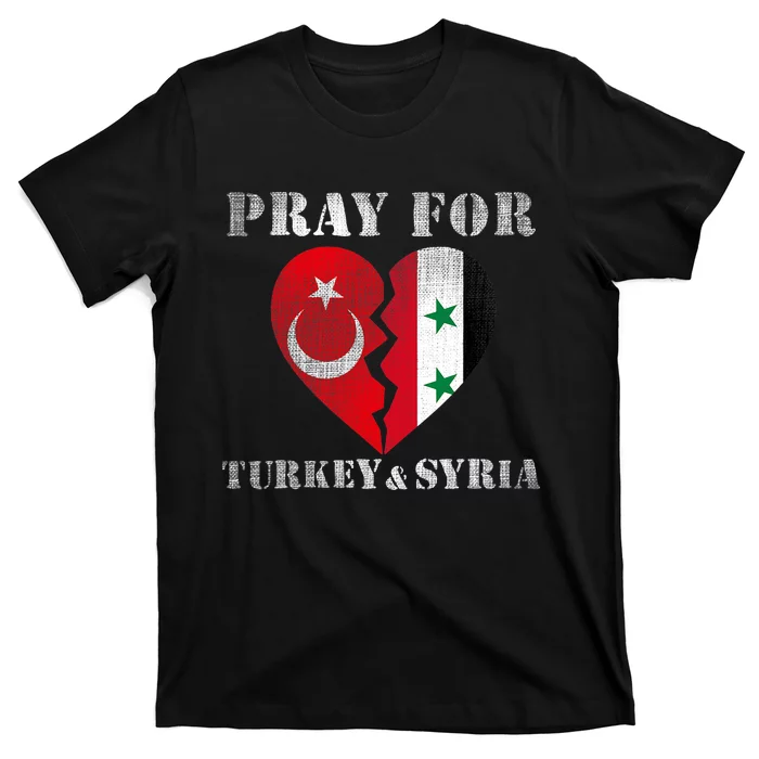 Pray For Turkey Syria Earthquake Support Rebuild T-Shirt