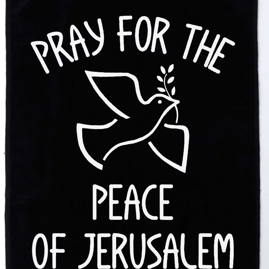 Pray for the Peace of Jerusalem Jewish Christian Bible Platinum Collection Golf Towel