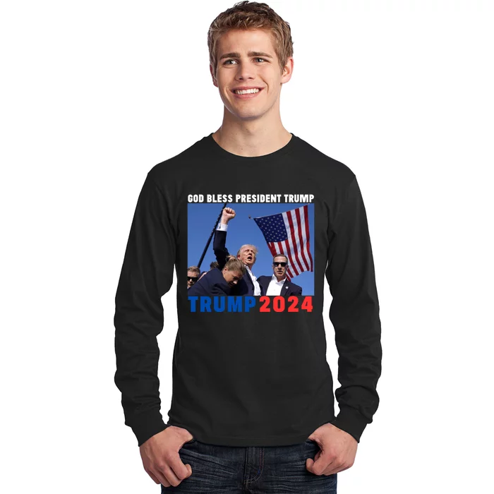 Pray For Trump Donald Trump Statement Trump Shooter Long Sleeve Shirt