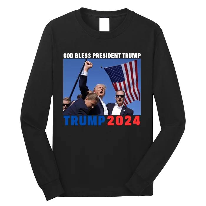 Pray For Trump Donald Trump Statement Trump Shooter Long Sleeve Shirt