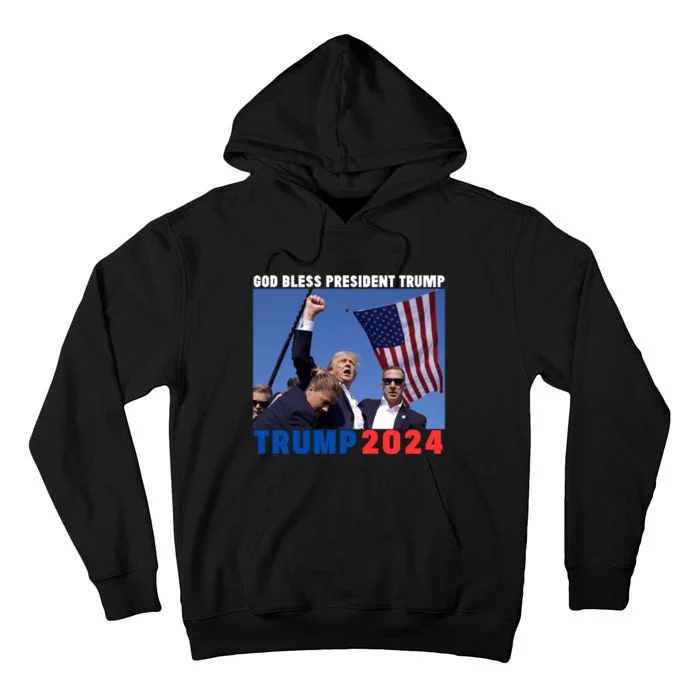 Pray For Trump Donald Trump Statement Trump Shooter Tall Hoodie