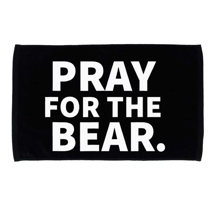 Pray For The Bear Microfiber Hand Towel