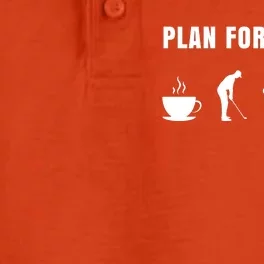 Plan For The Day Funny Husband Dry Zone Grid Performance Polo