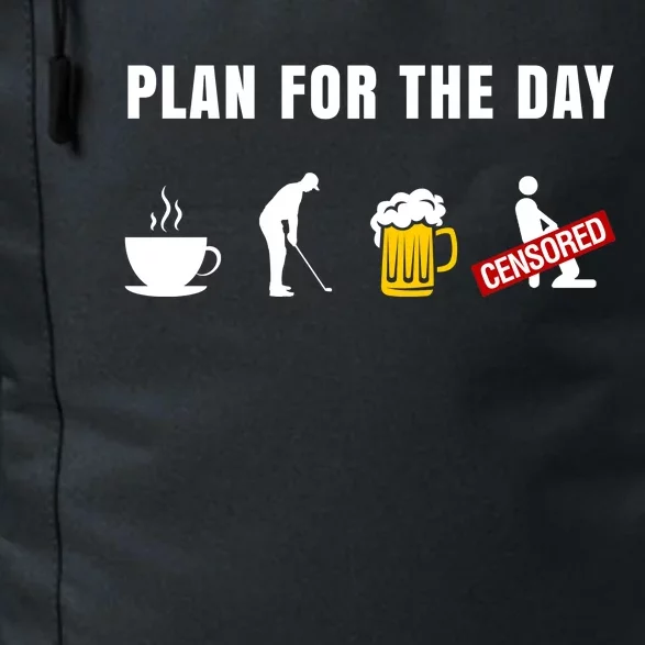 Plan For The Day Funny Husband Daily Commute Backpack