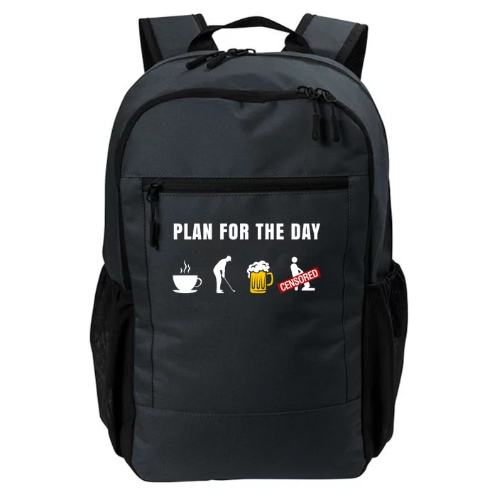 Plan For The Day Funny Husband Daily Commute Backpack