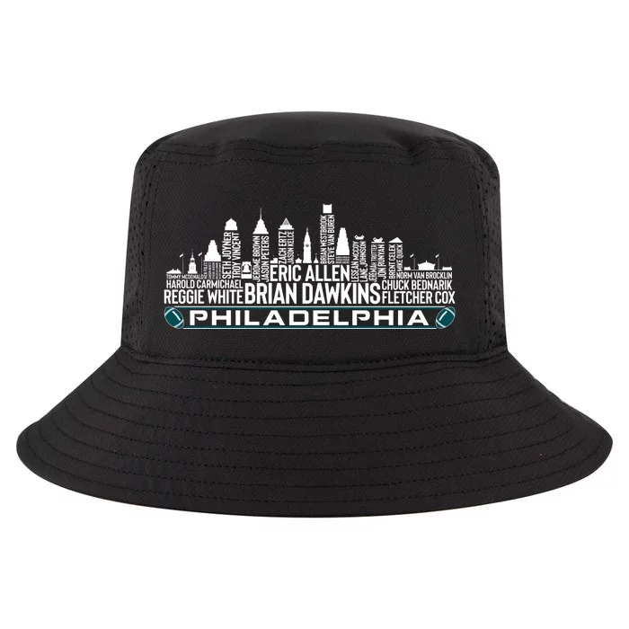 Philadelphia Football Team All Time Legends Cool Comfort Performance Bucket Hat