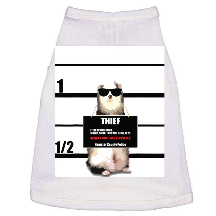 Pet Ferret Tee Funny Ferret Thief Mugshot Doggie Tank