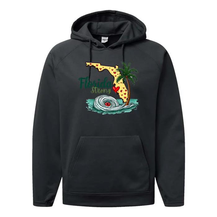 Pray For Tampa Bay Florida Strong Performance Fleece Hoodie