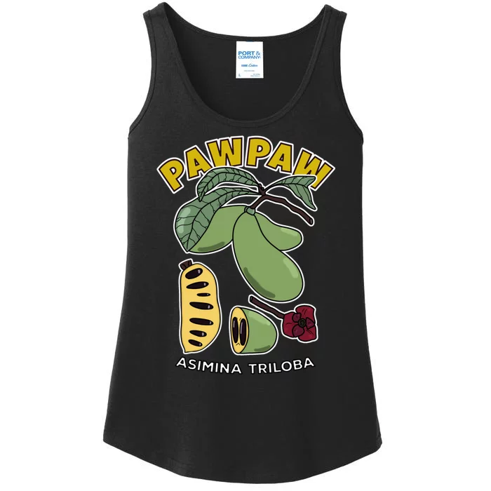 Pawpaw Fruit Tree Asimina Triloba Ladies Essential Tank