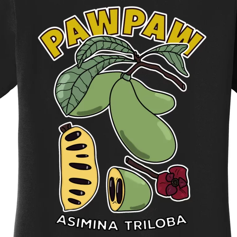 Pawpaw Fruit Tree Asimina Triloba Women's T-Shirt