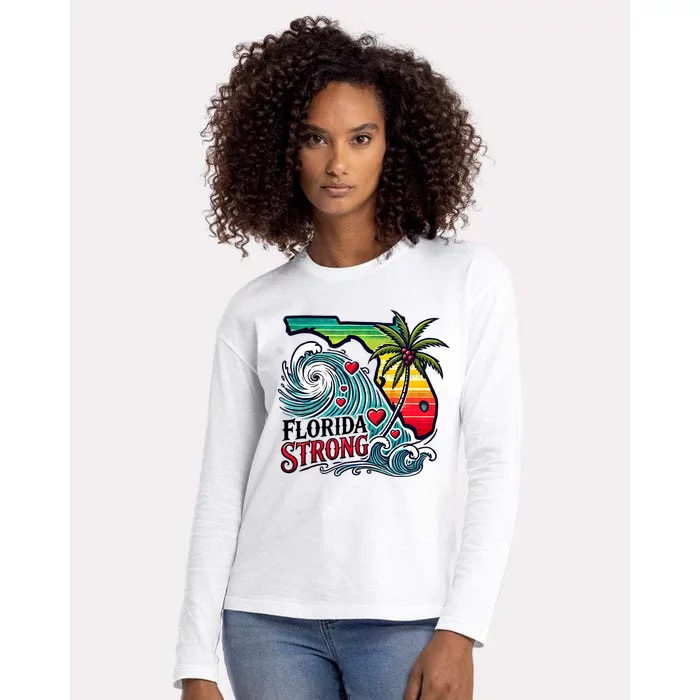 Pray For Tampa Bay Florida Strong Community Womens Cotton Relaxed Long Sleeve T-Shirt