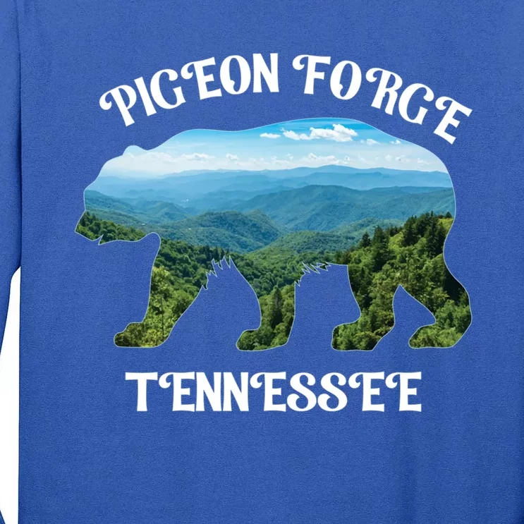 Pigeon Forge Tennessee Bear Great Smoky Mountains Souvenirs Gift Tall Long Sleeve T-Shirt