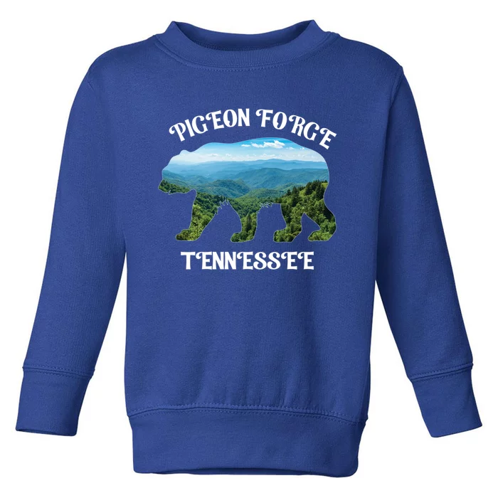 Pigeon Forge Tennessee Bear Great Smoky Mountains Souvenirs Gift Toddler Sweatshirt