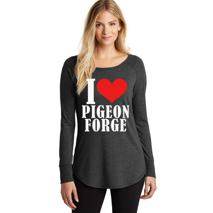 Pigeon Forge Tennessee Great Smoky Mountains National Park Women's Perfect Tri Tunic Long Sleeve Shirt