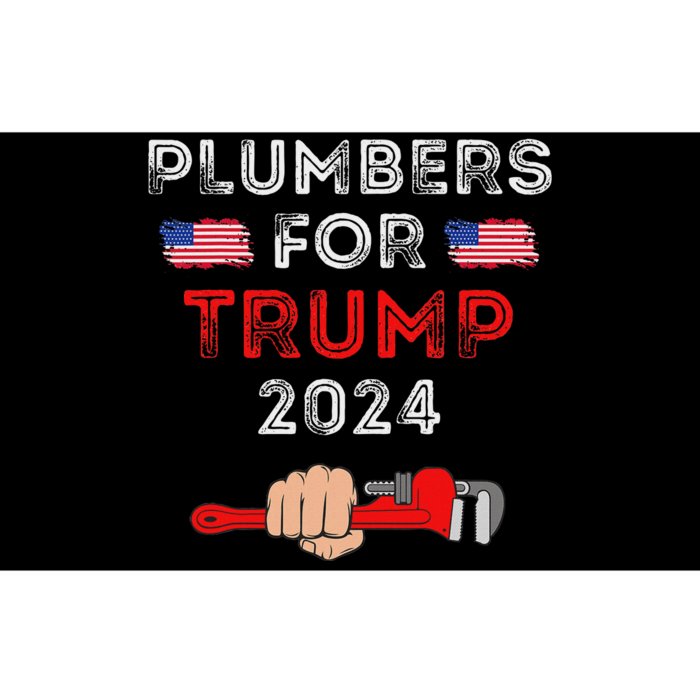 Plumbers For Trump 2024 Bumper Sticker