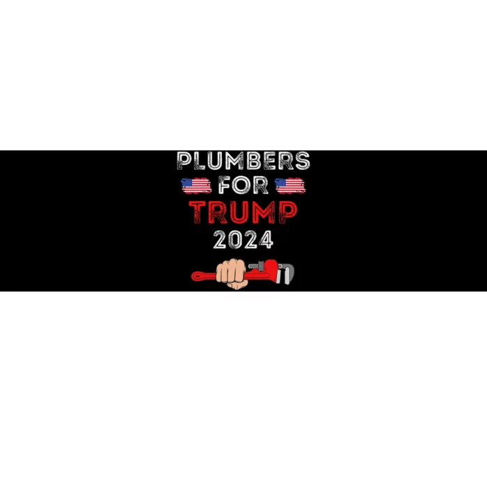 Plumbers For Trump 2024 Bumper Sticker