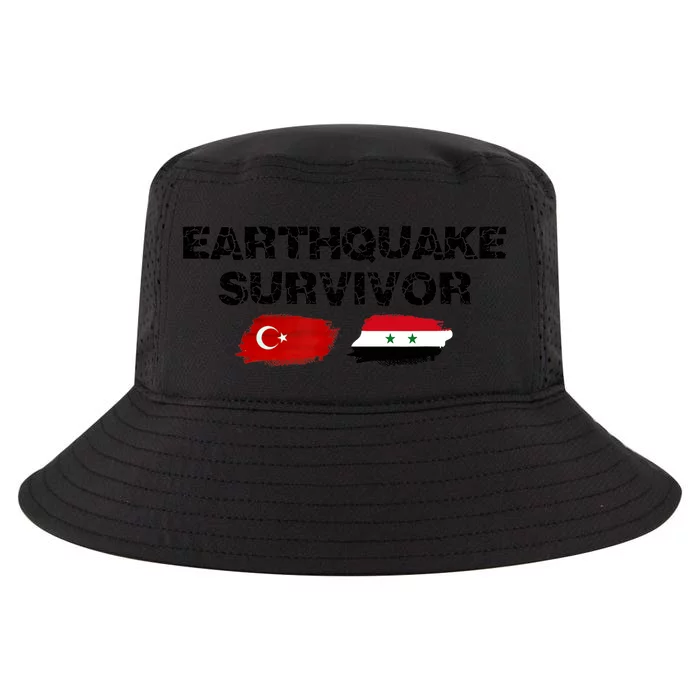 Pray For Turkey & Syria Flag Earthquake In Turkey Syria Cool Comfort Performance Bucket Hat