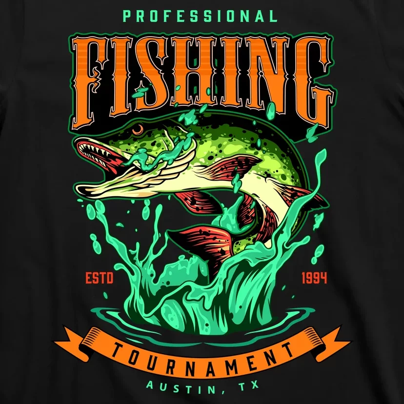 Professional Fishing Tournament Austin Texas 1994 T-Shirt