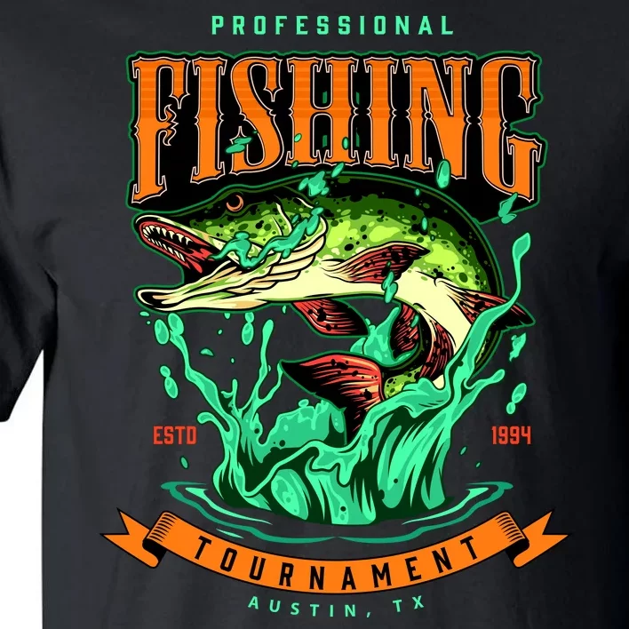 Professional Fishing Tournament Austin Texas 1994 Tall T-Shirt