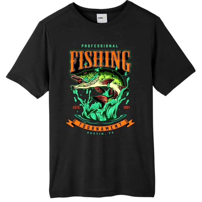 Professional Fishing Tournament Austin Texas 1994 ChromaSoft Performance T-Shirt