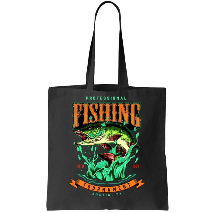 Professional Fishing Tournament Austin Texas 1994 Tote Bag