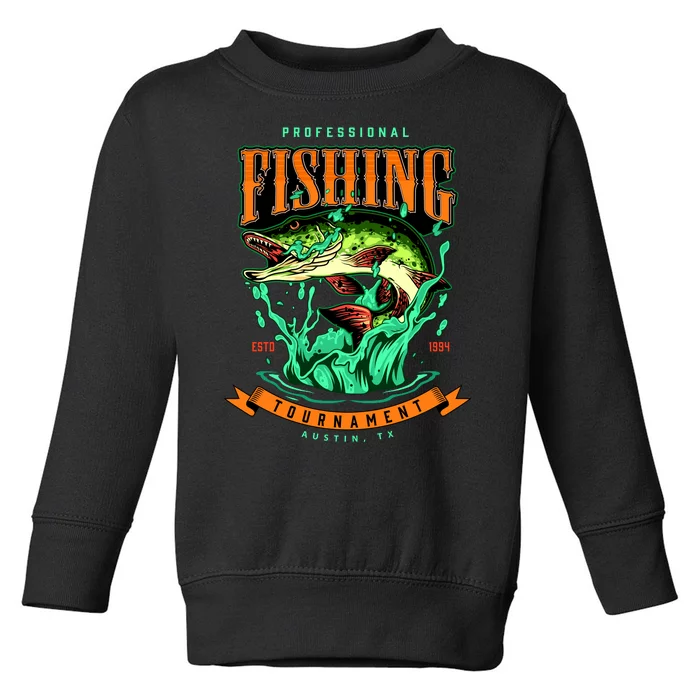 Professional Fishing Tournament Austin Texas 1994 Toddler Sweatshirt