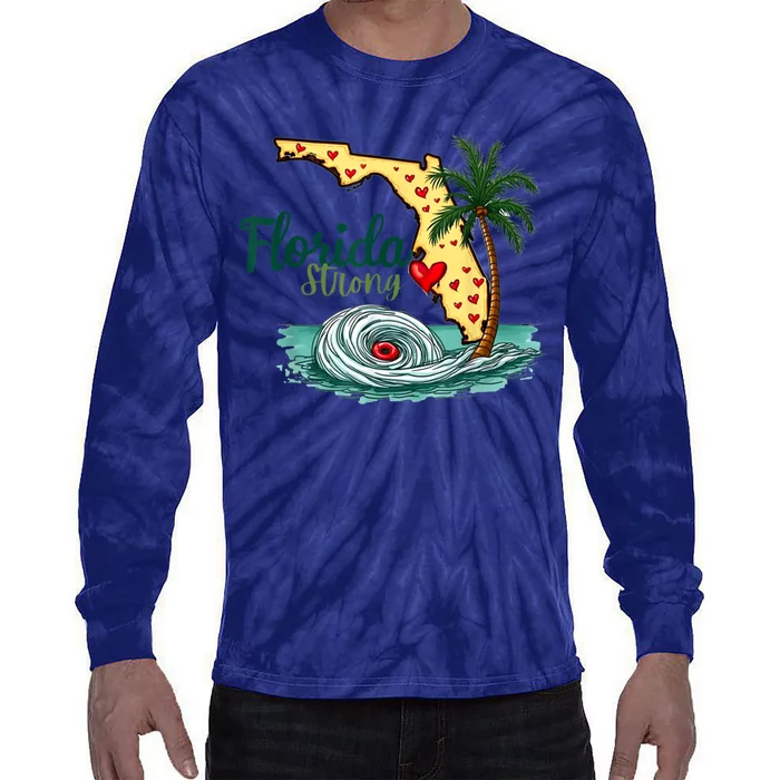 Pray For Tampa Bay Florida Strong Tie-Dye Long Sleeve Shirt