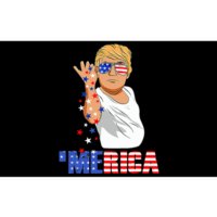 Patriotic Funny Trump Salt Merica Freedom 4th of July Bumper Sticker