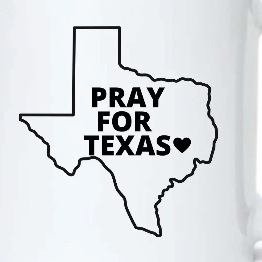 Pray For Texas Uvalde Strong Black Color Changing Mug