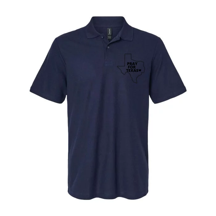 Pray For Texas Uvalde Strong Softstyle Adult Sport Polo