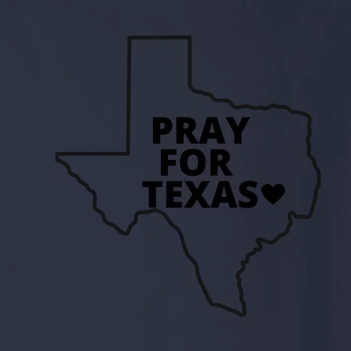 Pray For Texas Uvalde Strong Toddler Long Sleeve Shirt